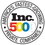 Inc. 500 America's Fastest-Growing Private Companies logo.